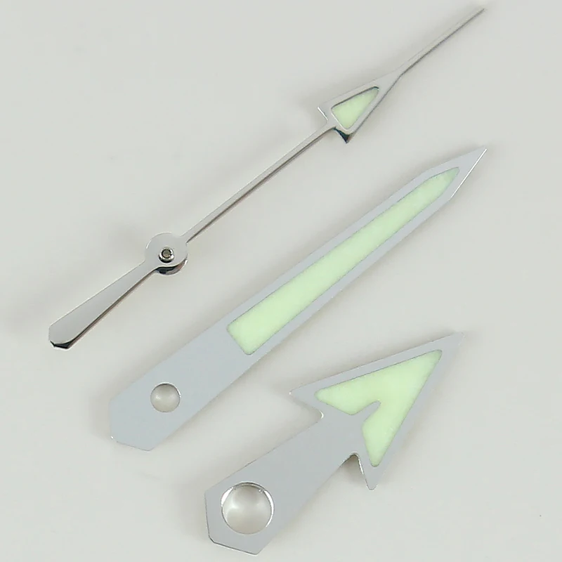 Accessori per la modifica delle lancette dell'orologio sostitutivi meccanici luminosi da uomo per movimenti NH35/36/38
