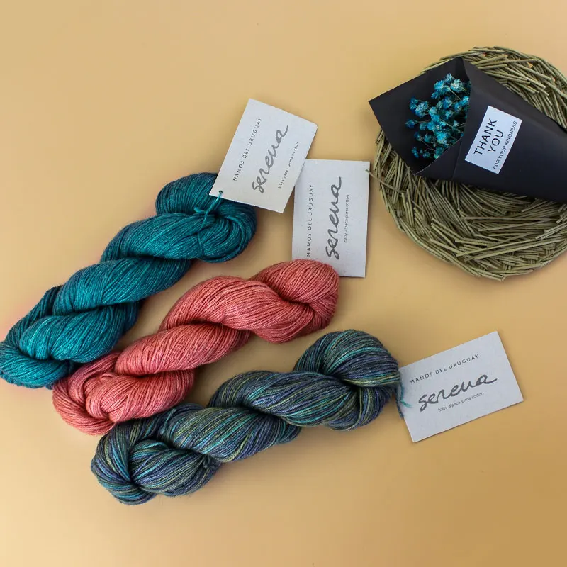 

50 г Manos Serena 60% детская альпака 40% пима хлопок Пряжа ручной работы из Уругвая