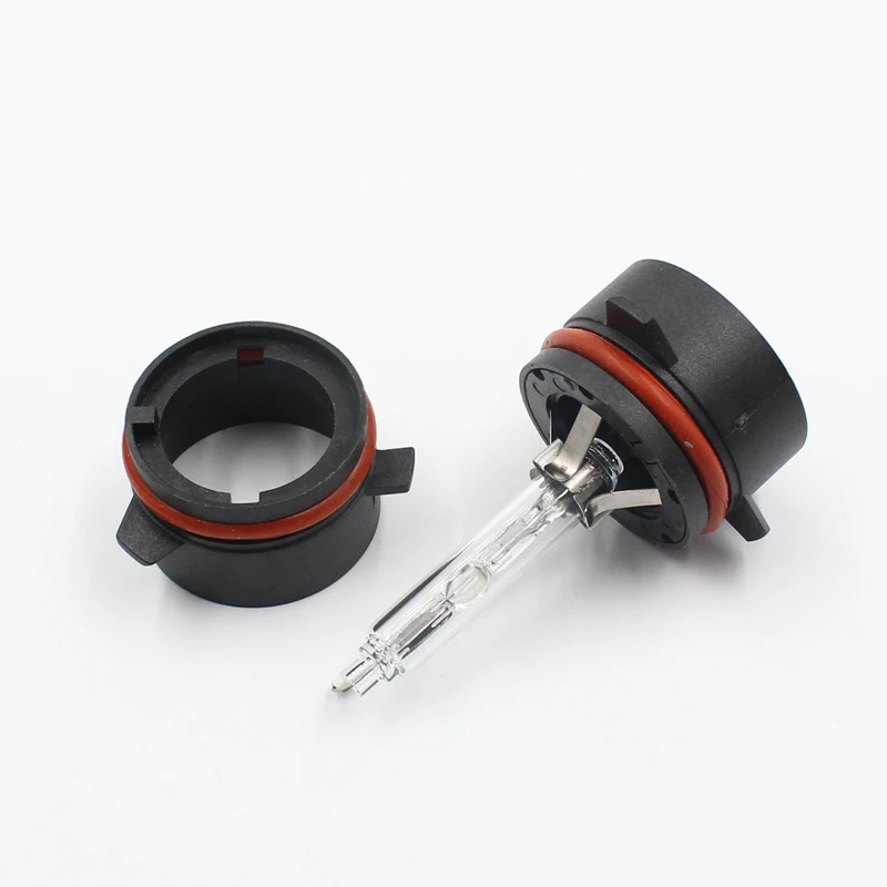 FSYLX 2pcs Car D2 HID Xenon headlight bulb Adapter Socket For BMW E39 3 Series HID Xenon lamp D2 D2S D2R Holder Replacement