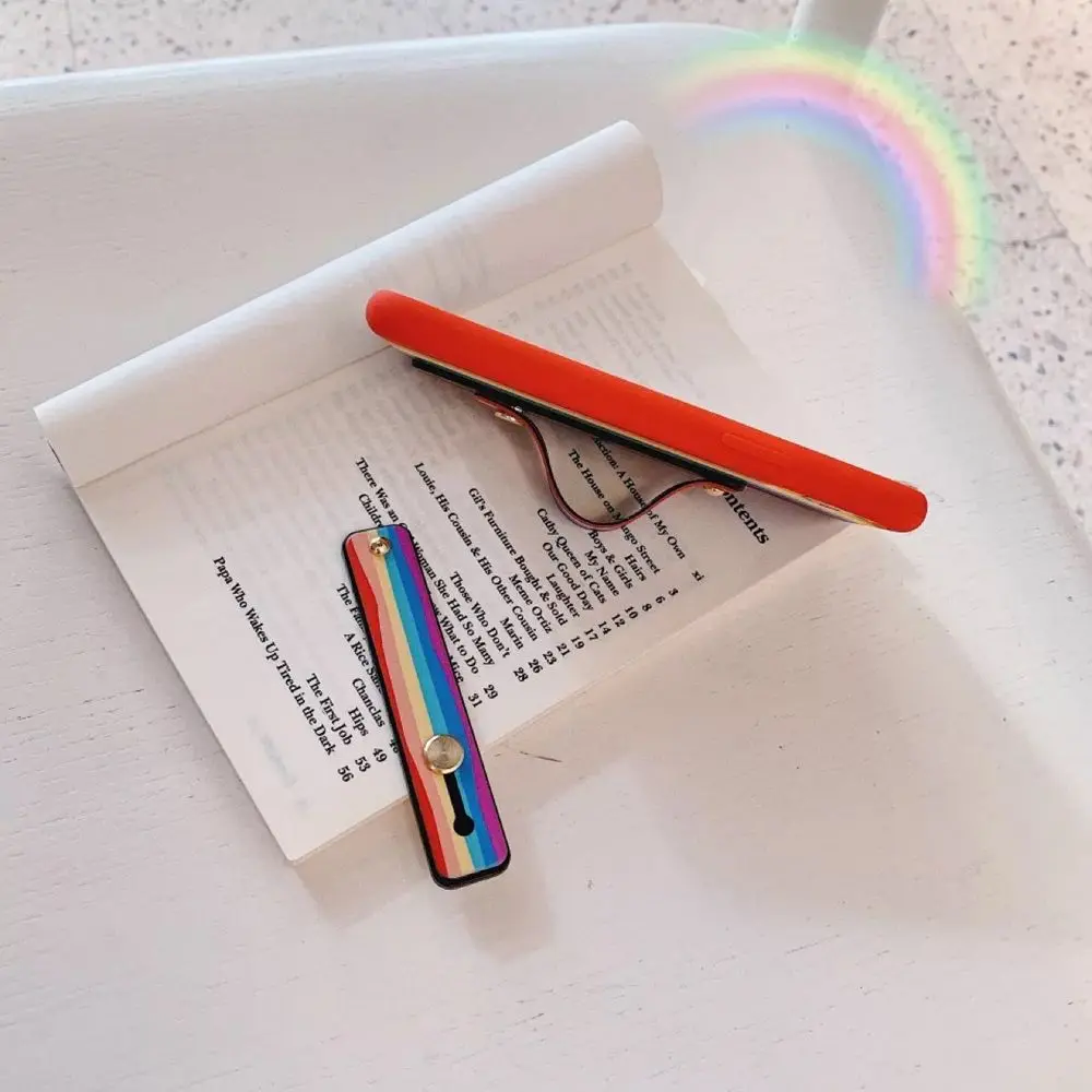 

Short Wrist Strap Push and Pull Phone Stand Phone Finger Grip Telescopic Bracket Mobile Phone Holders Phone Finger Strap