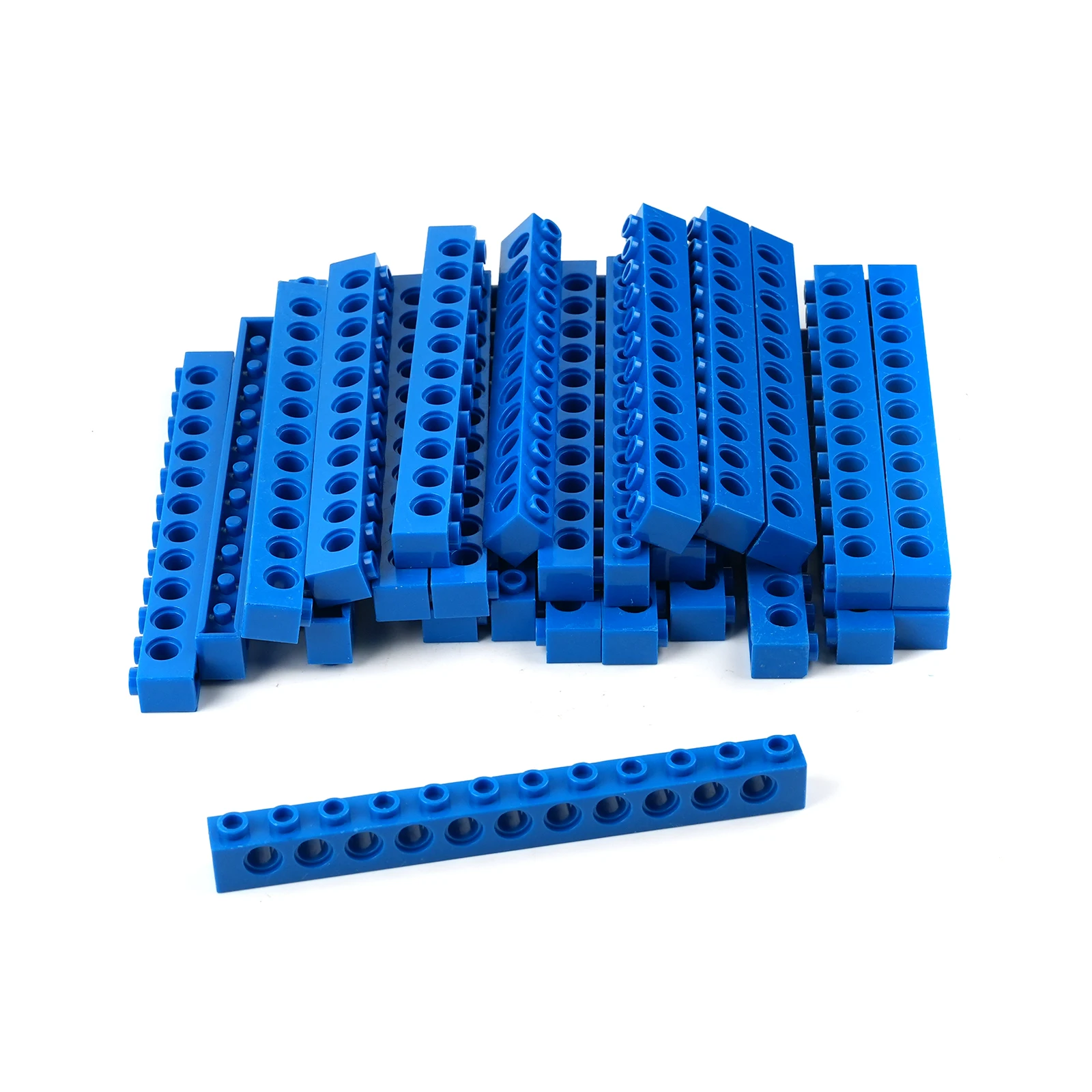 40PCS 3895 1x12 Gerade Strahl Technologie Bausteine Teile 11 Löcher Zusammengesetzt Spielzeug MOC Kleine Ziegel ersatz Zubehör