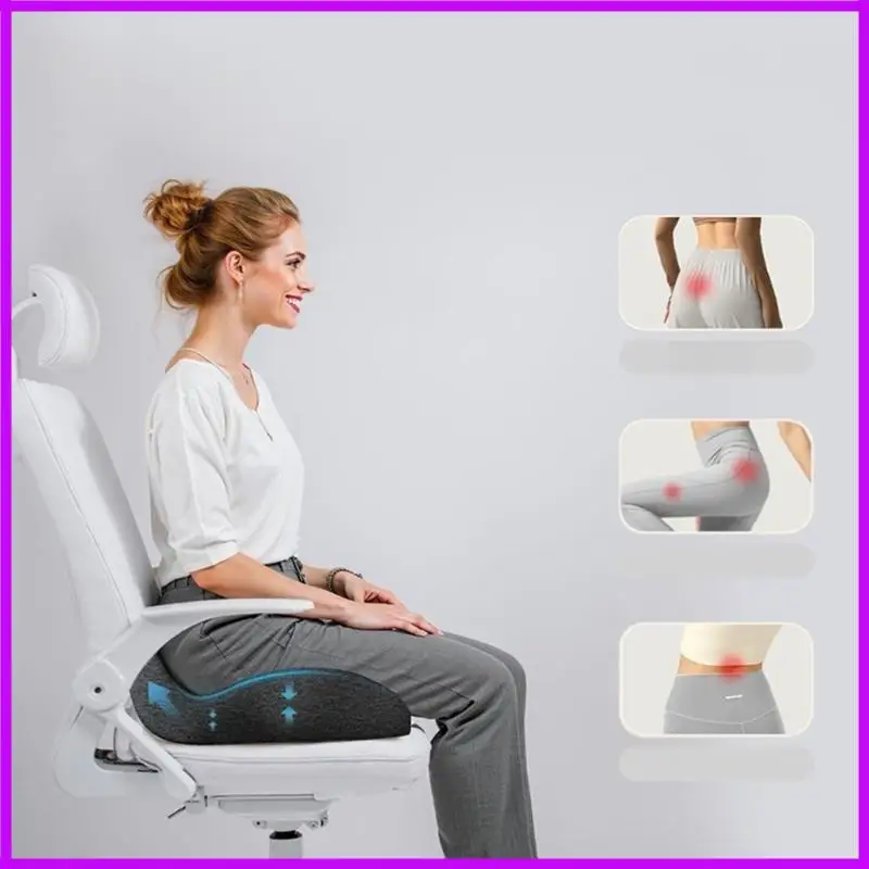 R9CC Ergonomic Cushion Memory Foam Design Hemorrhoid Support Car Office Chair Pad Chair Cushion