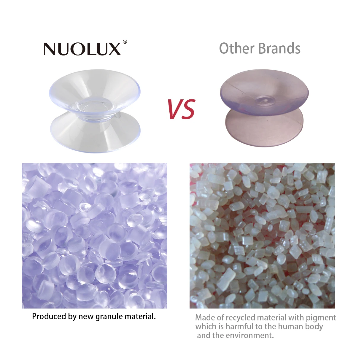 

Double-sided Suction Cup Plastic Cups for Glass Table Top Holding Desktop Sucker Tops Tables