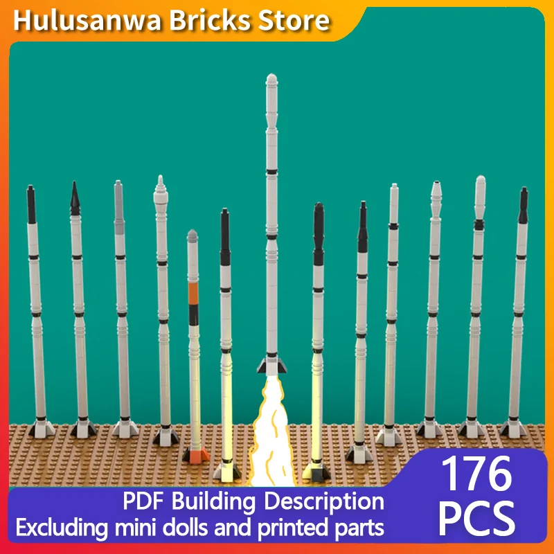 

Scout Launch Vehicles Model MOC Building Bricks War Equipment Modular Technology Gifts Holiday Assemble Children Toys Suit