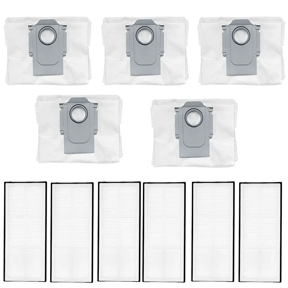 เครื่องดูดฝุ่นหุ่นยนต์ S7 MaxV Ultra สำหรับ Roborock G10S/G10S PRO ชุดแปรงหลักแปรงด้านข้าง Rag ผ้าถุงเก็บฝุ่น