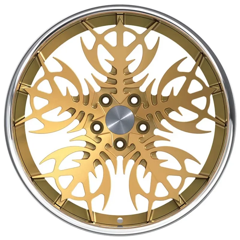 Custom 2 Piece Forged Wheels Aluminium Alloy Forged Wheel 21 Inch 5*120 5*112 5*130