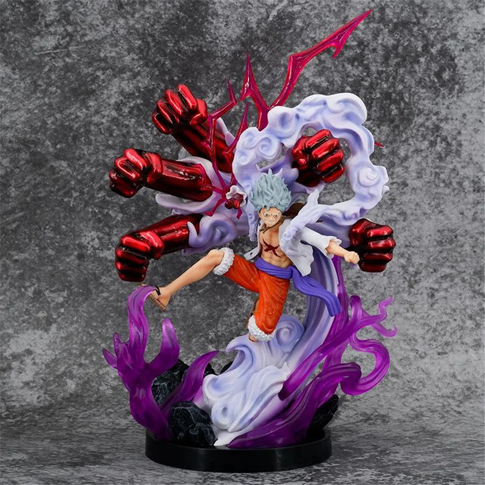 

33cm One Piece Figure Nika Luffy Gear 5 GK PVC Action Figure Game Statue Figurine Model Doll Decoration Collection Toys Gifts