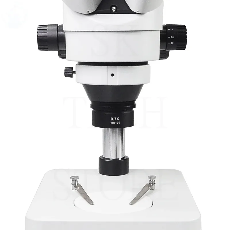 SIKO WD165 0.5X 0.7X WD120 Auxiliary Objects Lens Microscope Camera Lens For Trinocular Stereo Zoom Microscope Barlow Glass Lens