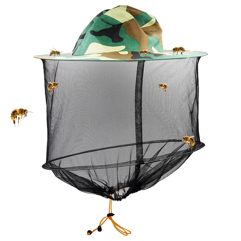 Bee Hat Breathable Beekeepers Hat Beekeeper Hats With High Visibility Veil Face Protection Outdoor Bee Keeper Starting Kit