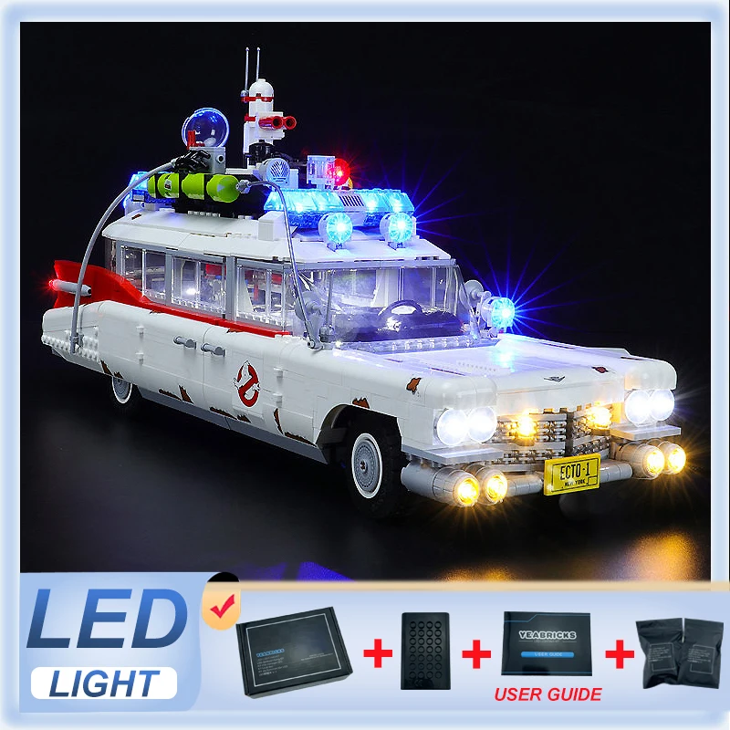 DIY LED Light Kit For LEGO 10274 GHOSTBUSTERS ECTO-1   (Only LED Light,Without Blocks Model)