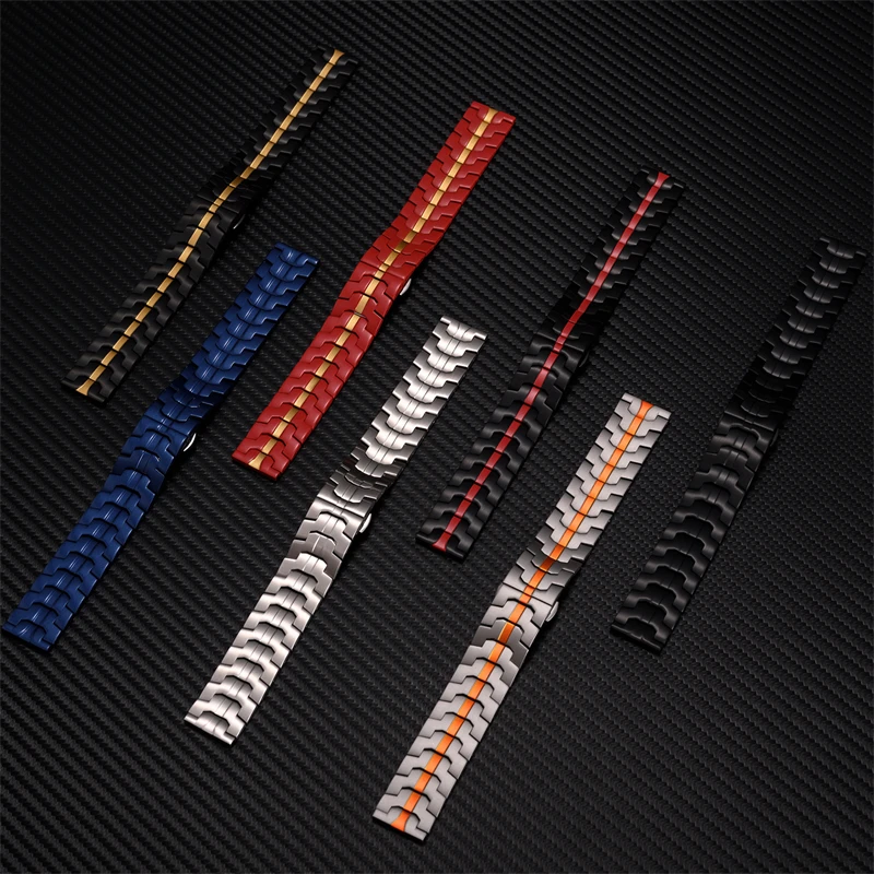 22mm 20mm Metal Band For Samsung Galaxy Watch 7 6 5 4 44mm 40mm Stainless Steel Strap Mens Bracelet For Galaxy 6 Classic 43 47mm