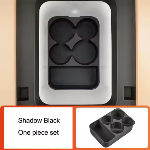 Car Central Control Refrigerator Silicone Pad For BYD Leopard 8 Modified Auto Refrigerator Limit Fixed Grid Anti-slip Pad