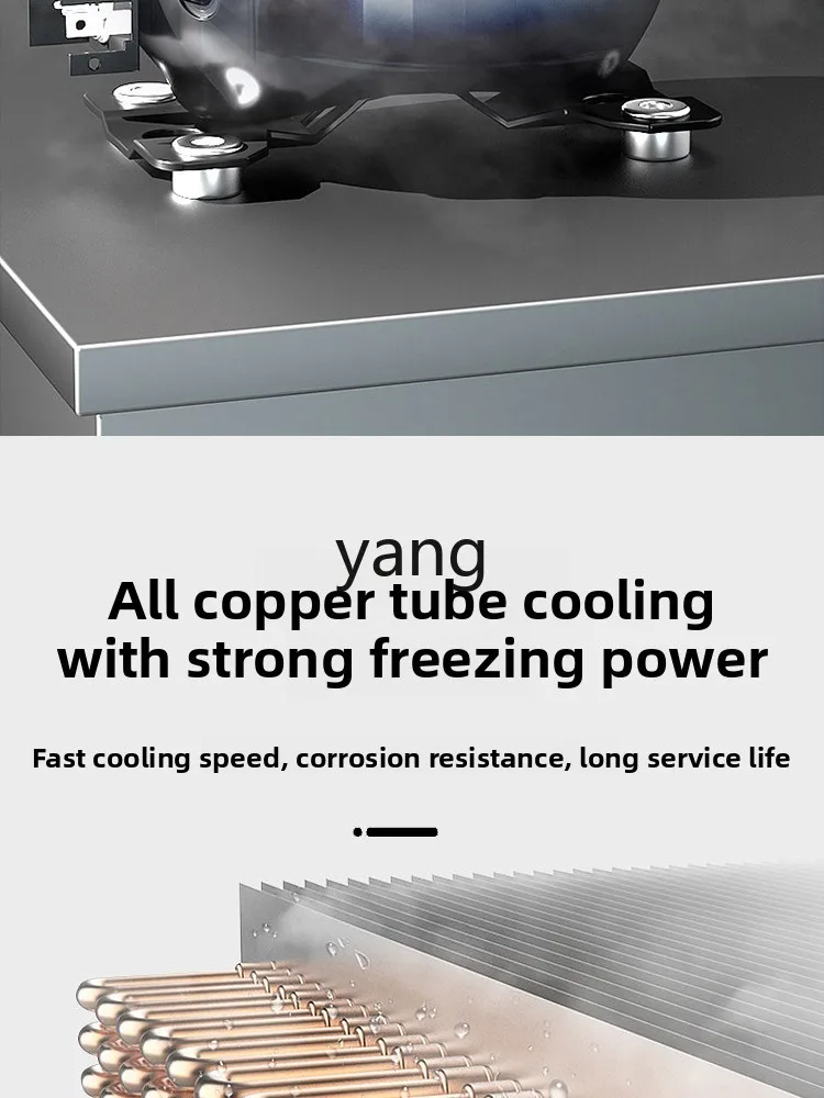 LH  stainless steel seafood ice table commercial display cabinet horizontal refrigerated fruit fresh-keeping cabinet