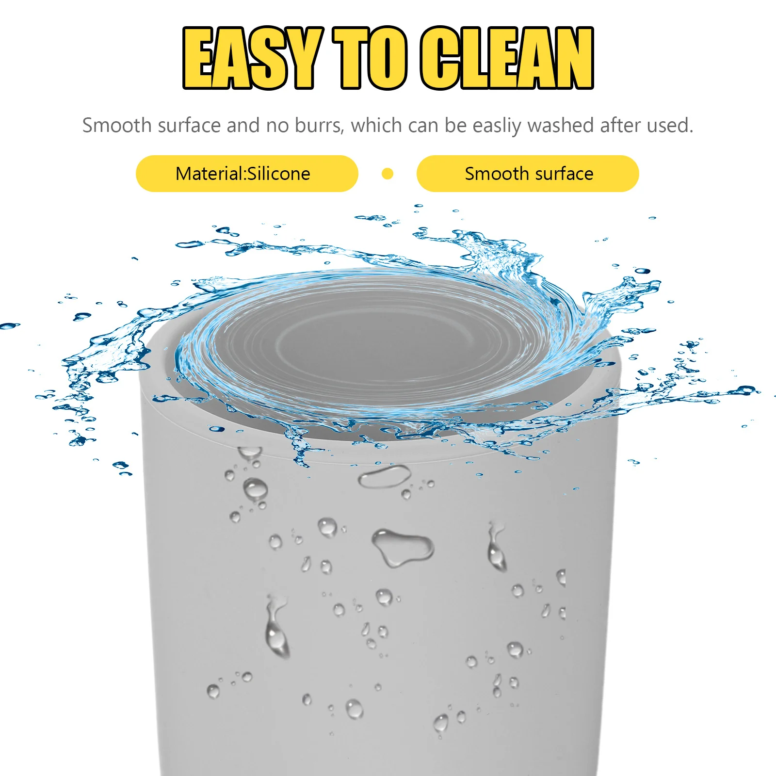 

2pcs Toddler Silicone Baby Water Leak Proof Kids Training For Drinking Practice Durable Soft Material Baby Trainer Toddler