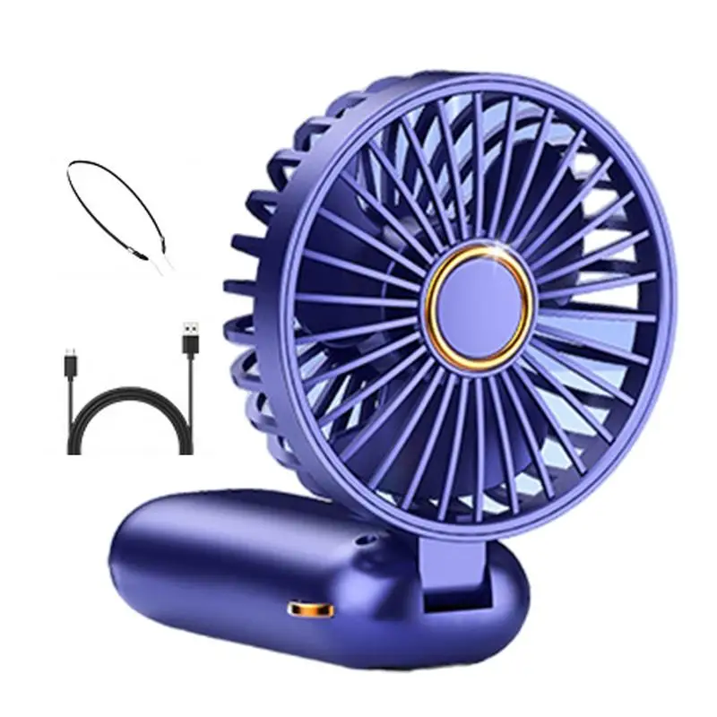 High Speed Hand Fan LCD Display Pocket Portable Personal Fan 10000mAh Rechargeable Powerful Quiet Air Circulation For Women Men
