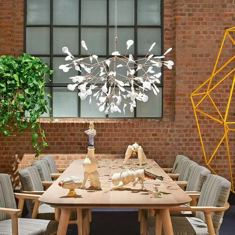 Nordic Modern Firefly Ceiling Chandelier - Gold/Black Living Room Dining Room Light Candlestick Decorative Lighting
