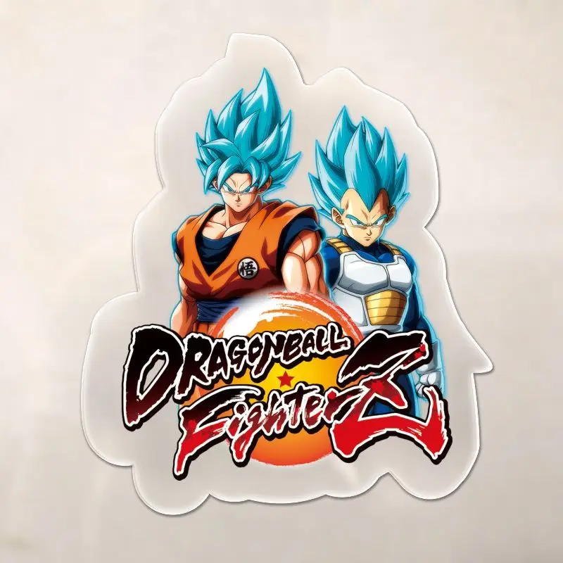 15 sztuk/zestaw Dragon Ball Goku magnes na lodówkę Anime Cartoon przezroczyste zdjęcie tablica ogłoszeń naklejka lodówka naklejki magnetyczne