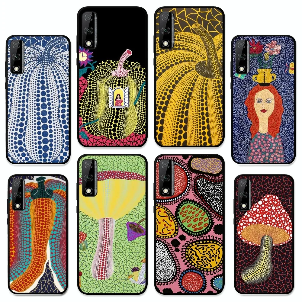 Pumpkin Yayoi Kusama Art Phone Case For Huawei Y9 6 7 5 Prime Enjoy 7s 7 8 Plus 7a 9e 9plus 8E Lite Psmart Shell