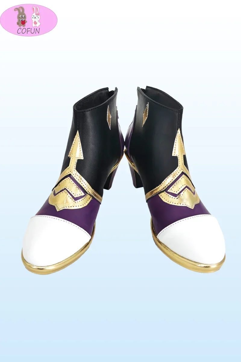 รองเท้าคอสเพลย์เยลัน เกมเก็นชิน อิมแพ็ค รองเท้าคอสเพลย์เยลัน ส้นสูง รองเท้าบูทสั้นแฟนซี ผลิตตามสั่ง สำหรับผู้หญิงและเด็กผู้หญิง งานปาร์ตี้ฮาโลวีน