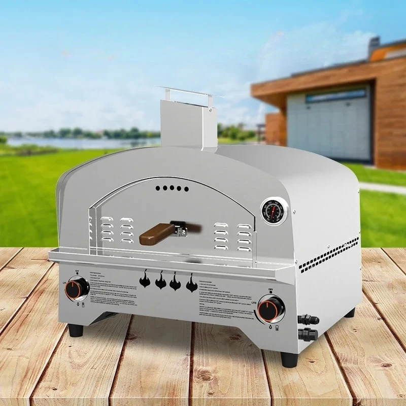 Ql New Mobile Outdoor Commercial Gas Pizza Ovens Propane With Folding Tripod Legs For Sale