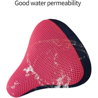 Bicycle Seat Cover Cushion 3D Soft Bike Seat Cover Seat Cushion Cycling Breathable Saddle Comfortable Bicycle Accessories