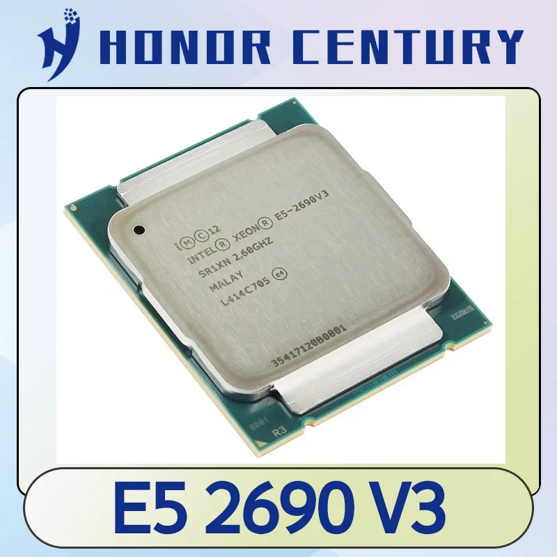 

Б/у процессор Xeon E5 2690 V3 SR1XN 2,6 ГГц 12 ядер 30 Мб Socket LGA 2011-3 ЦП Xeon