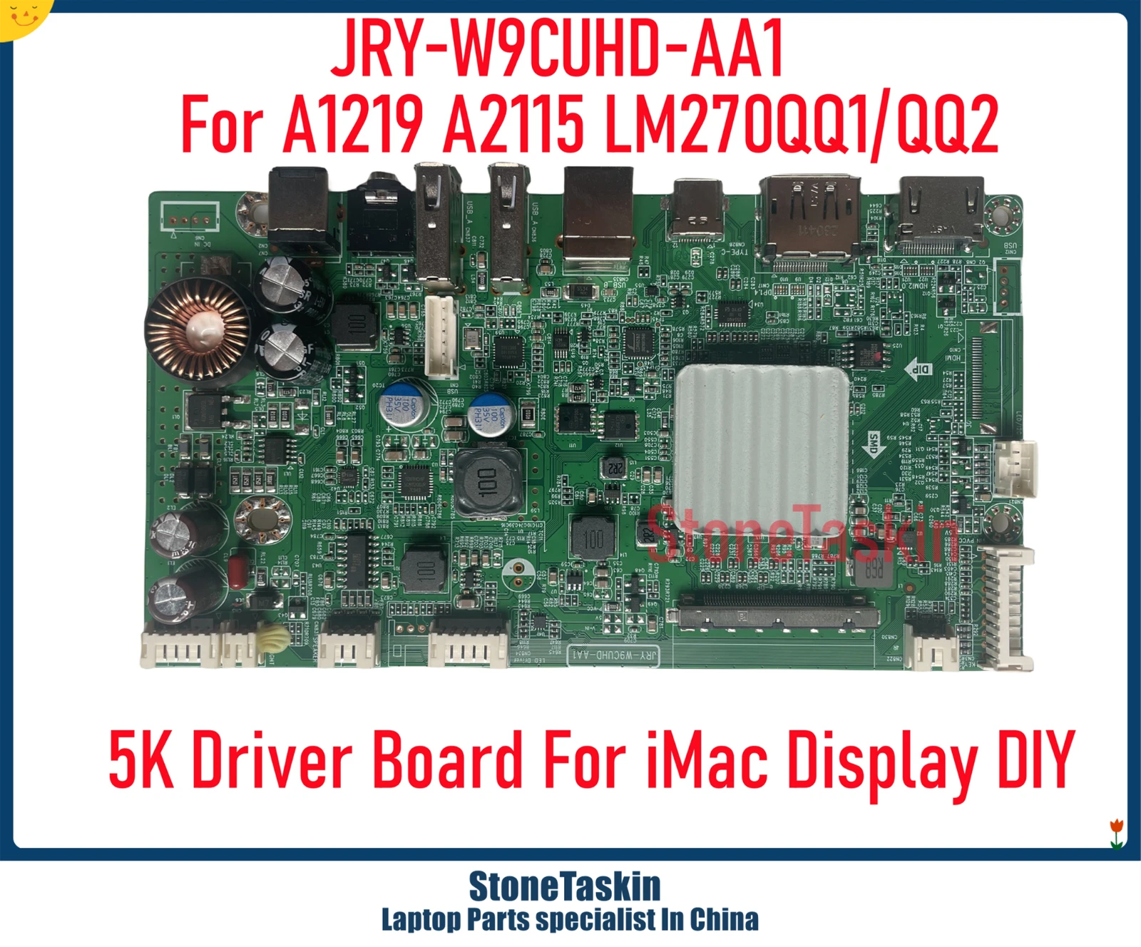 StoneTaskin JRY-W9CUHD-AA1 5K ドライバーボード iMac 27 インチ