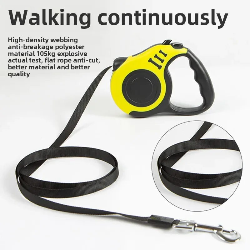 3/5 Meters Retractable Dog Leash Pet Leash Traction Rope Belt Automatic Flexible Leash For Small Medium Large Dog Product