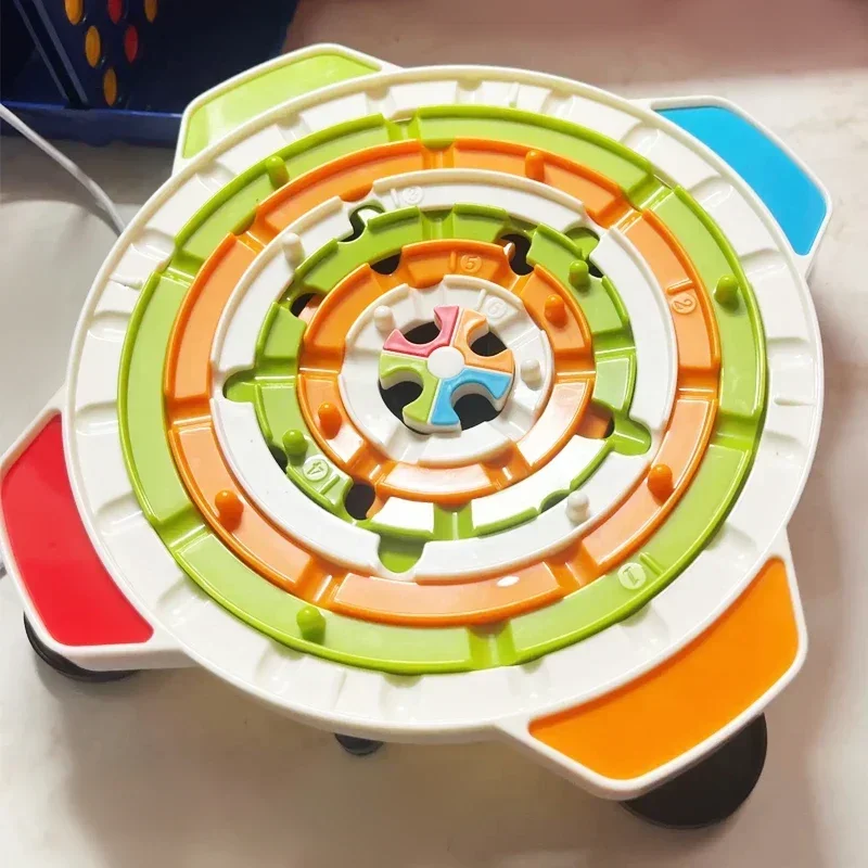 New Round Ball Board Games Parent-child Interactive Puzzle Line Strategy Maze Table Games Logical Thinking Training Toy for Kids