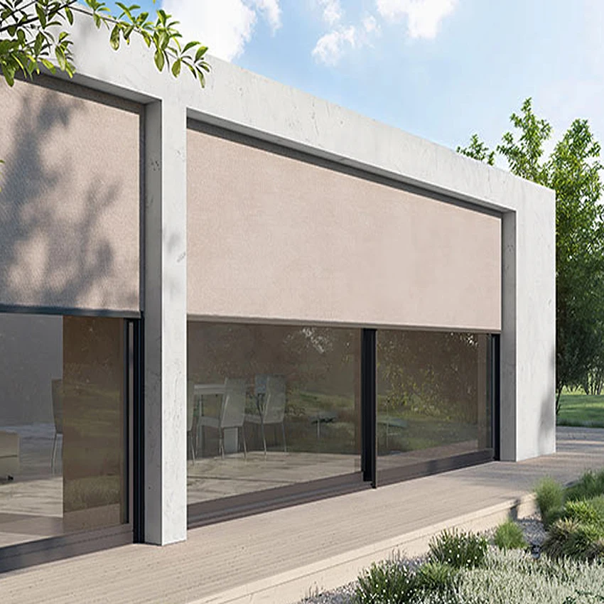 

protection electric blackout roller blind for home commercial outdoor use Easy installation windproof and light-blocking