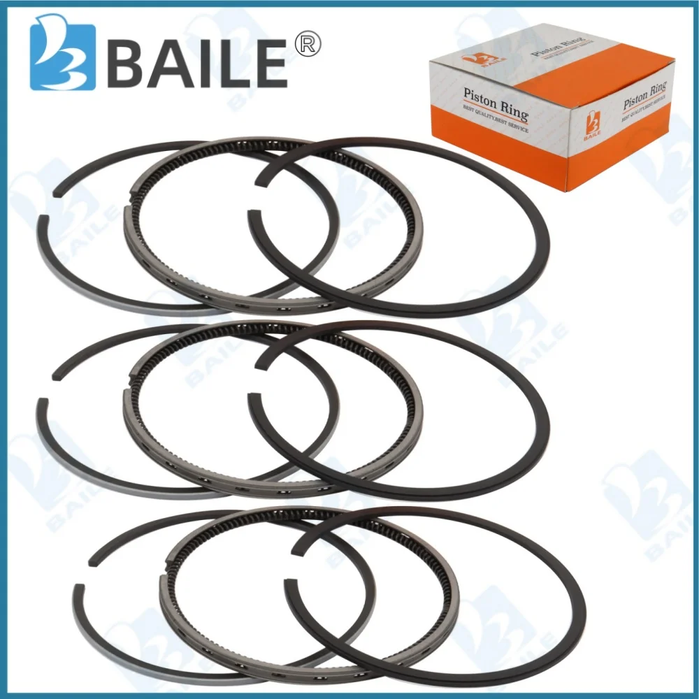 TD27-II 96*2.5 + 2 + 3 + 0.5 مللي متر المكبس الدائري لنيسان 12033-6T010 TD42-II 96*2.5 + 2 + 3 مللي متر أجزاء المحرك إصلاح إعادة بناء عدة #1