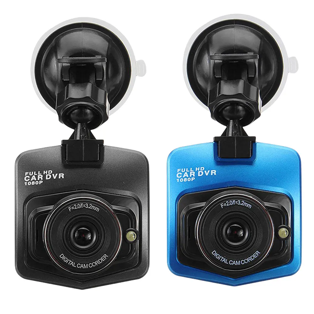 Dash Cam Suction Cup HD 1080P Vehicle Video Recorder Night Vision Driver Recorder 2.4 Inch LCD Screen G-Sensor Circle Recording