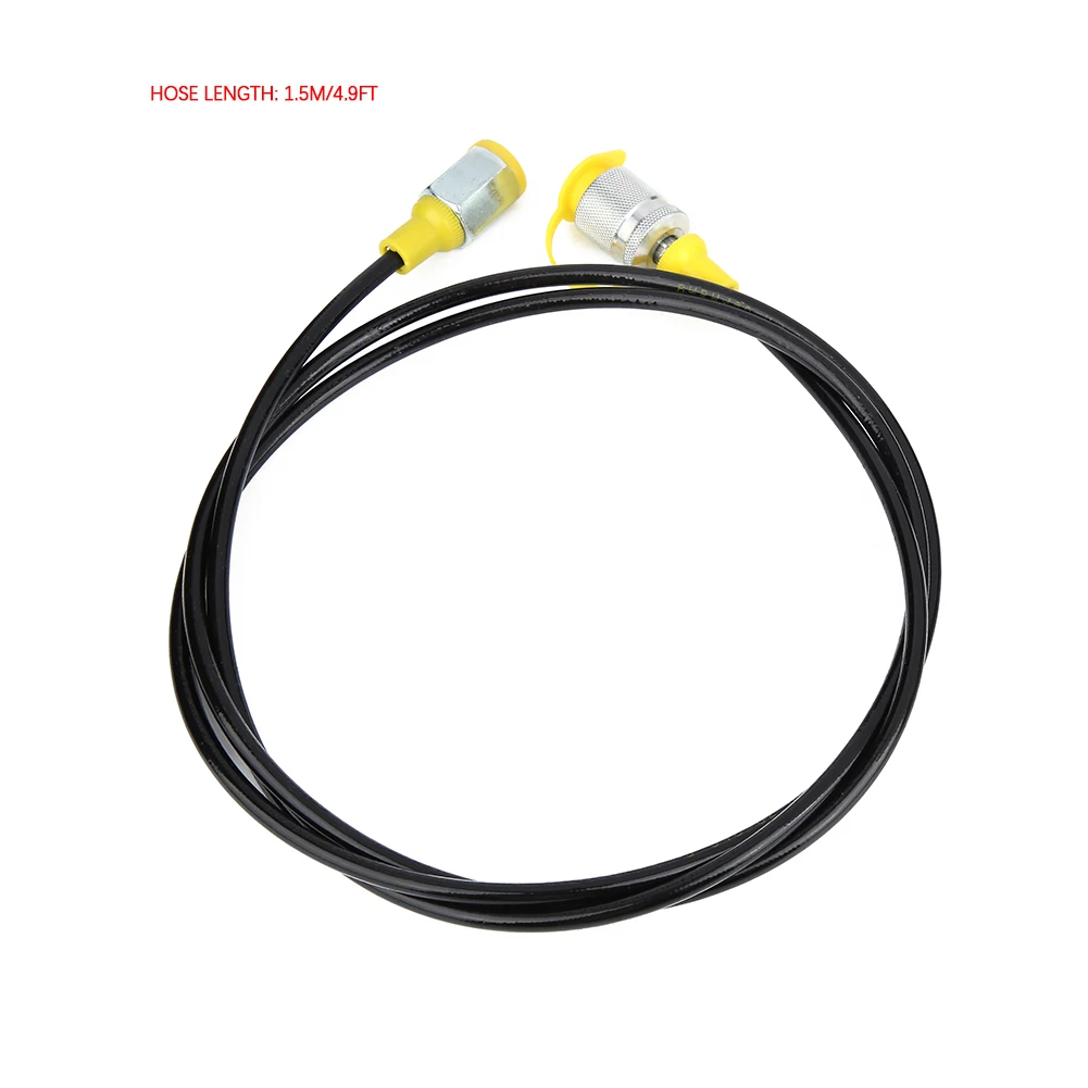 اختبار خرطوم هيدروليكي خرطوم هيدروليكي نقطة اختبار اقتران M16 * 2-BSP1/4 + 0 ~ 400BAr 6000PSI مقياس 1.5 متر خرطوم طقم اختبار خرطوم هيدروليكي