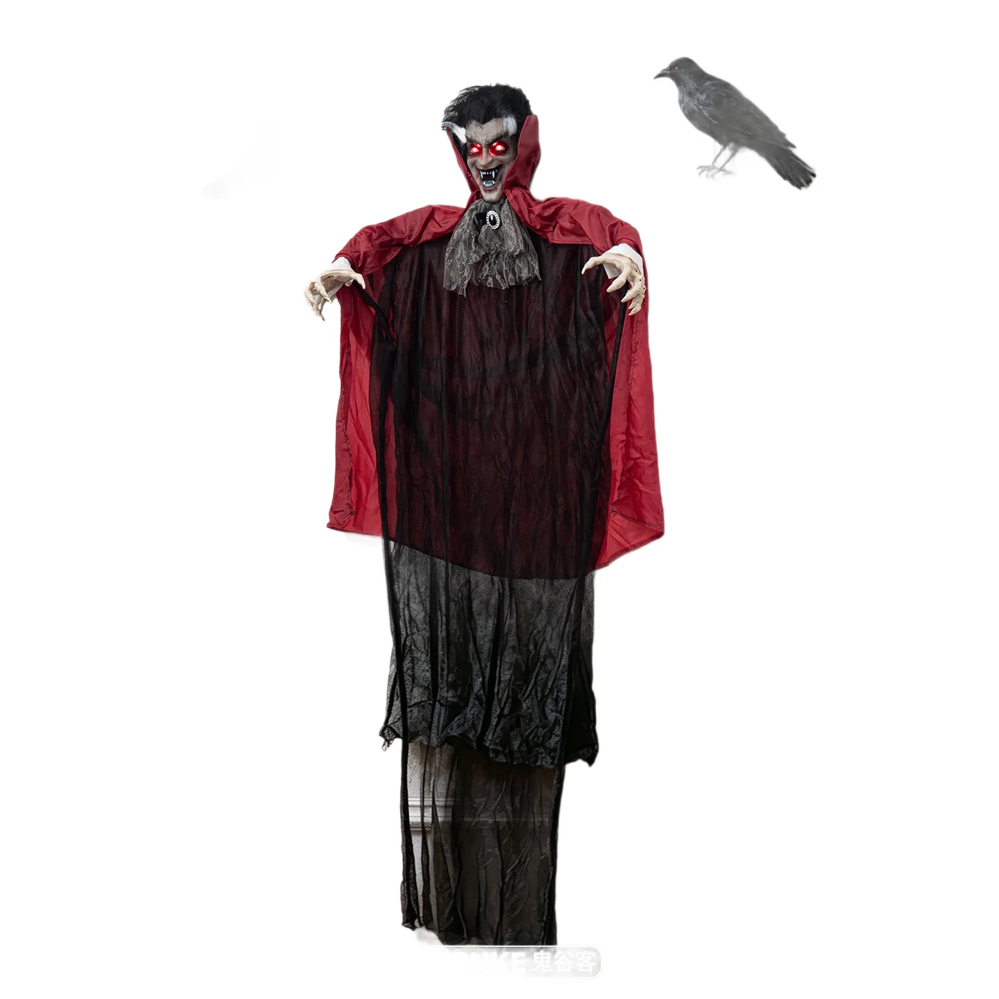 Halloween new vampire hanging ghost pendant haunted house secret room electric induction luminous vibration decorative props