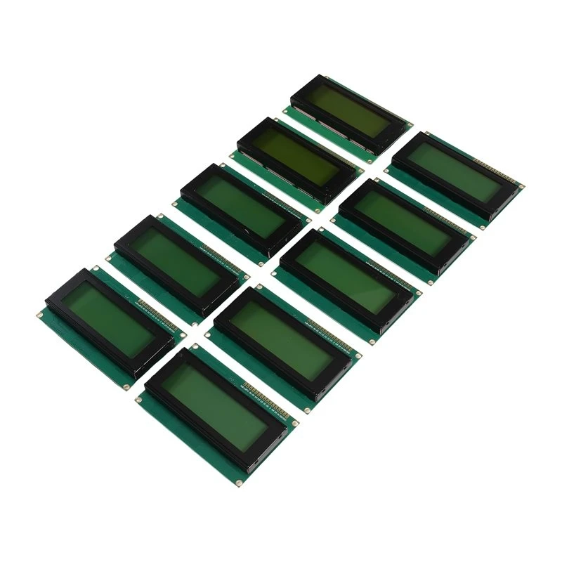 A33T-10PCS LCD2004 2004 LCD Module 2004 20X4 Character LCD Display IIC I2C Interface Arduino Raspberry Pi Green Screen