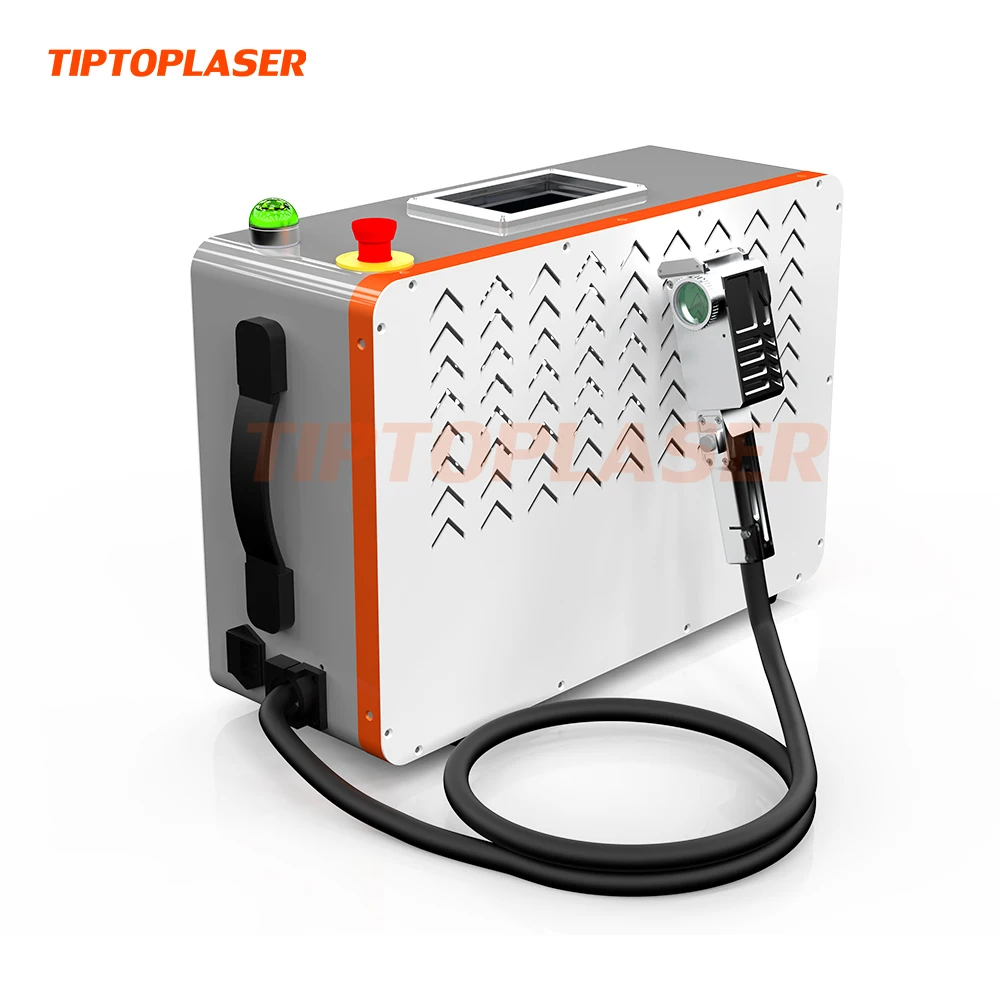 Portable 200W Wood Stone Metal Removal Rust Fiber Pulse Laser Hine For Cleaning Welds