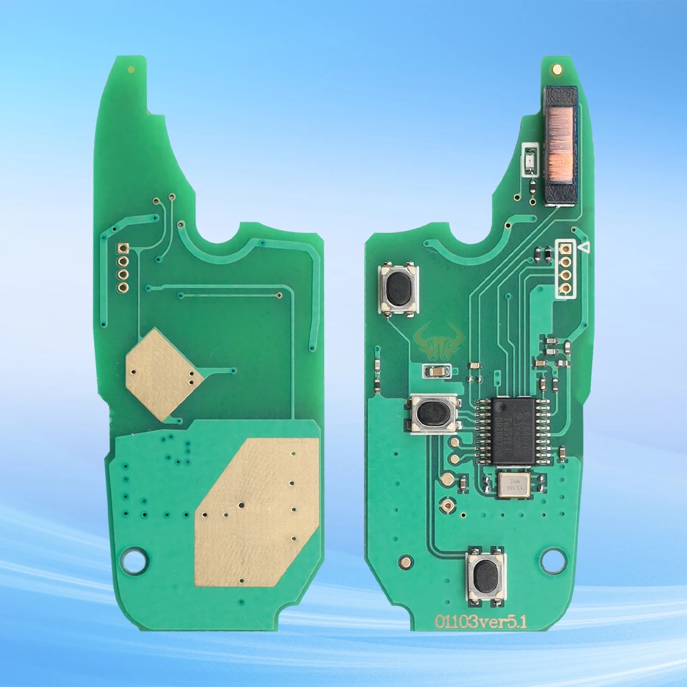 Zz 433MHZ  ID46 PCF7941/7946 Chip MARELLI SIP22 Flip Car Remote Control Key For Fiat Panda 2003-2012