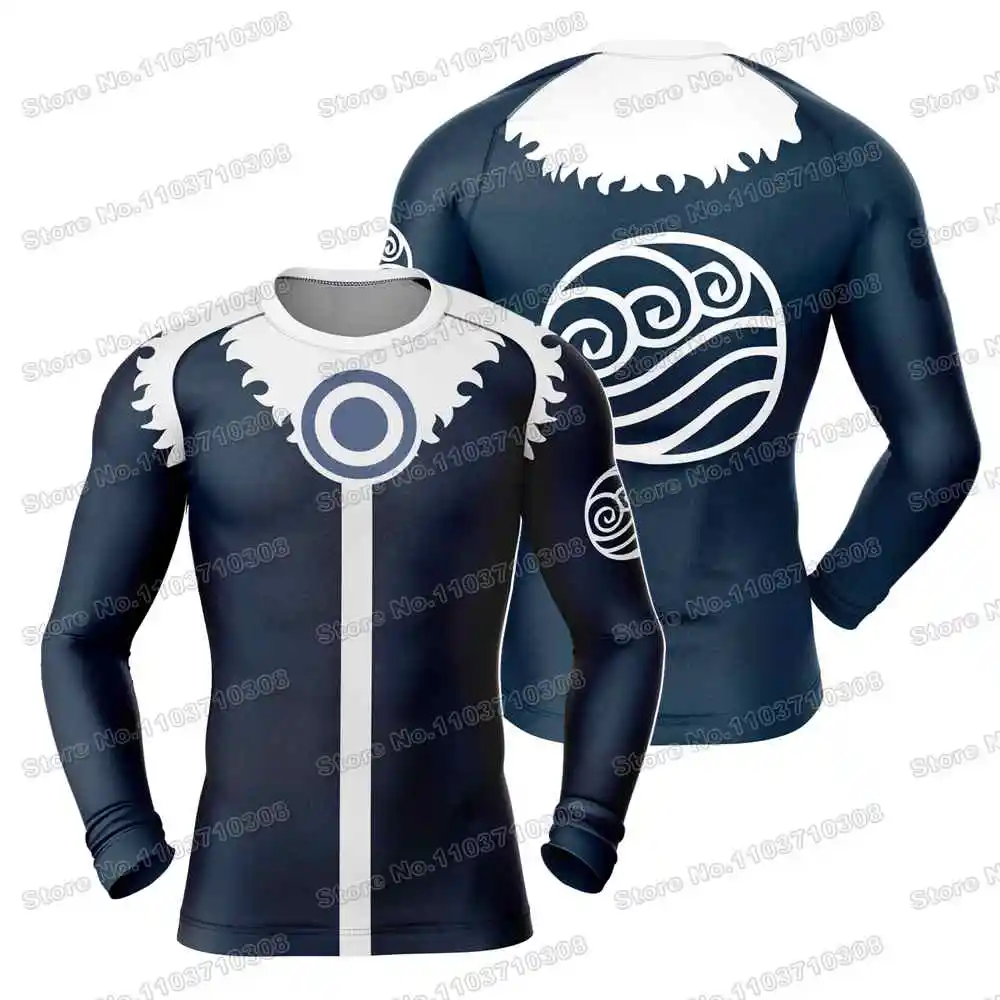 13th Anime Cartoon Rash Guards Surfing Jersey Beach Trousers Swimwear Diving Gym Long sleeves MMA BJJ Men Jiu Jitsu Fitness Sets