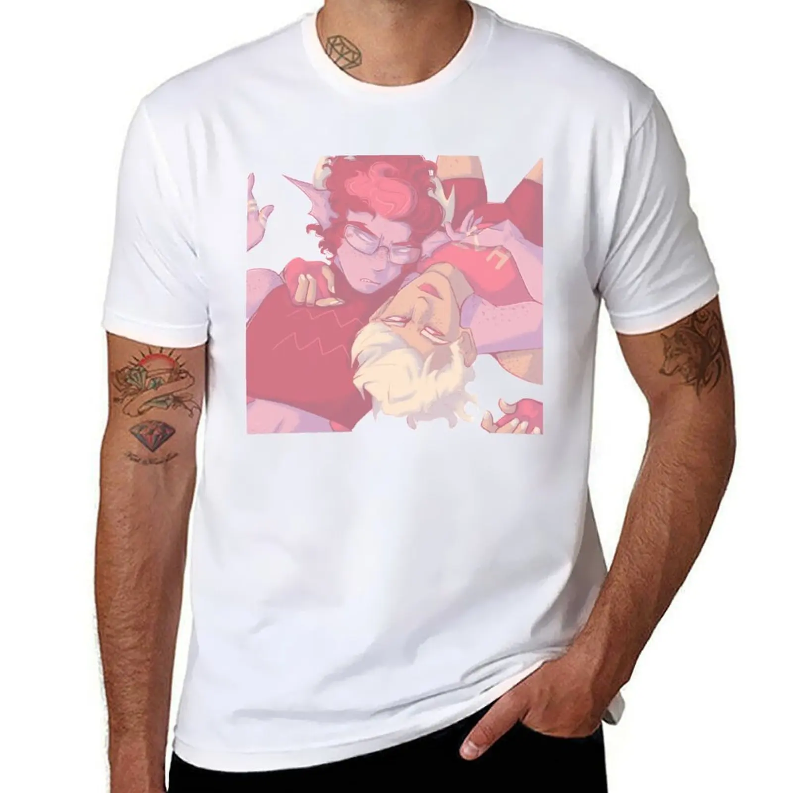 

Homestuck Eridan Ampora Dirk Strider Eridirk Ranting T-Shirt t shirts for man graphic funny man t shirts for men T-Shirt
