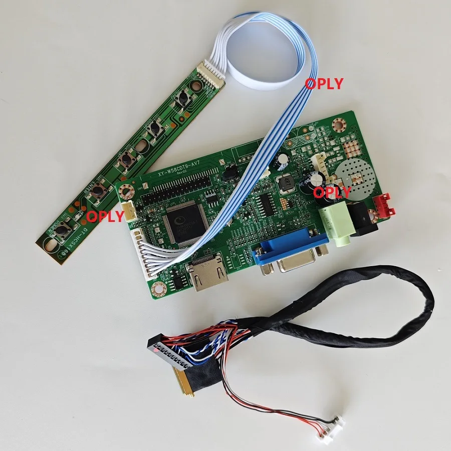 

Controller board for BT156GW01 BT156GW01 V.1 BT156GW01 V.4 1366X768 LED panel screen 15.6" monitor HDMI-Compatible VGA Audio in