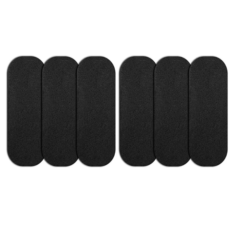 

ABSJ-6Pcs Ceiling Fan Filters-High-Efficiency Activated Carbon Air Filters Universal Ceiling Fan Blades Filters Accessories