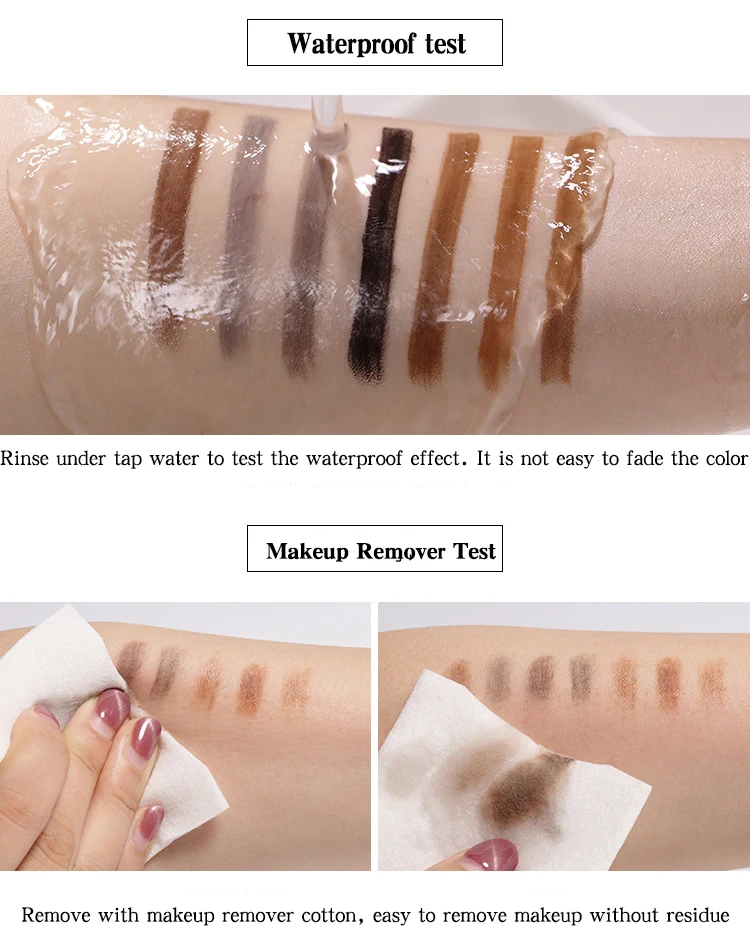 5pc Eyebrow Pencil Makeup Wholesale Pull line Waterproof Chinese Hight Quality Professional Black Tint Cosmetics for Eyebrow