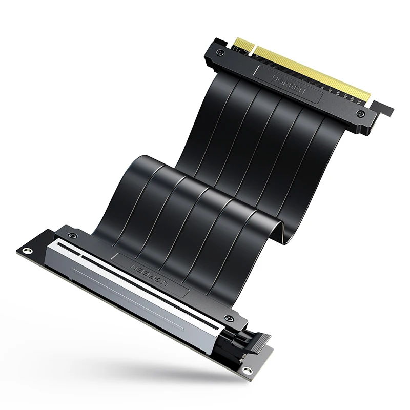

Удлинитель для видеокарты PCI-E 3,0 16x, 90 градусов, вертикальный, 0,24 м