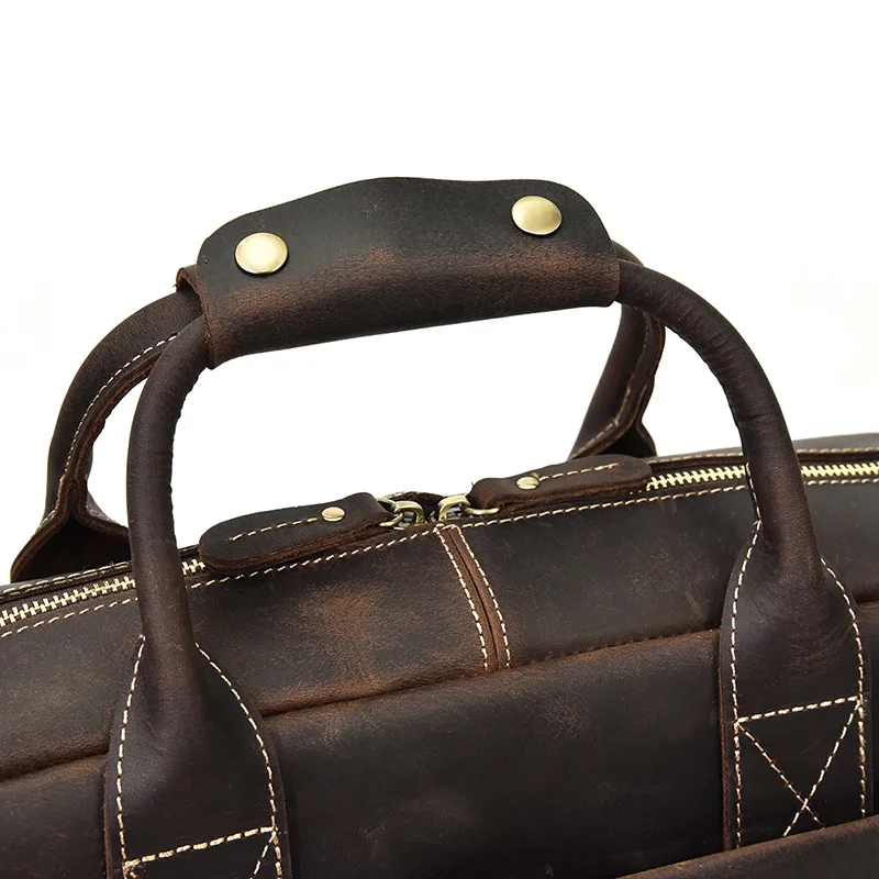 Valigette da lavoro all'aperto Borsa da uomo da viaggio Valigette semplici da pendolarismo Borse in pelle Aktetassen MHGWB