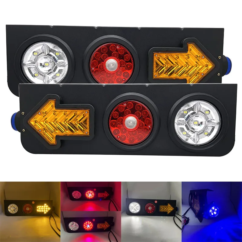 24V LED Tail Light Taillight Turn Signal Indicator Stop Lamp Rear Brake Light for Car Truck Trailer Caravan Traffic Fog Lamp.