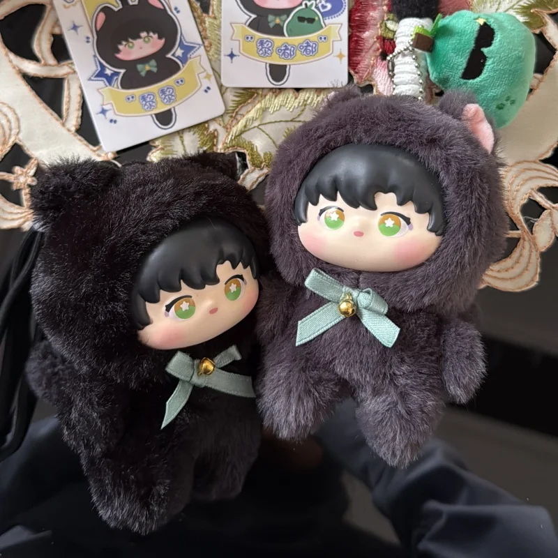 

﻿ New genuine 15cm Kawaii Love And Deepspace Air Party Series Idol Dolls Pendant Anime Plush Blind Box Figure Keychain Toys Gif