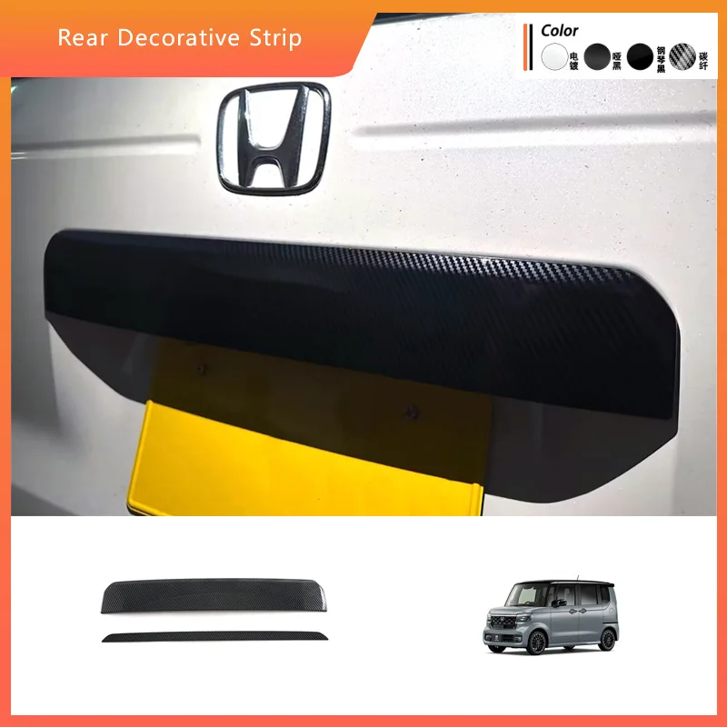 

Car Trunk Tailgate Trim Kit For 2024 Honda Nbox N-box Chromium Accessories