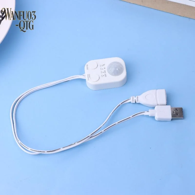 Hot Sale 1/2Pcs DC 5V-24V USB PIR Human Motion Sensor Detector Switch Body Infrared Motion Sensor Timer For LED Light Strips