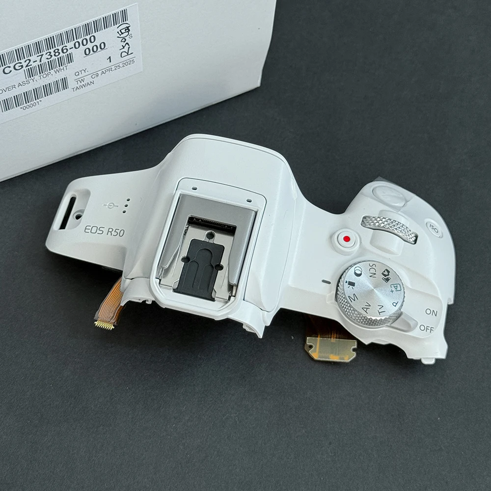 Новые оригинальные запасные части, верхняя крышка в сборе для камеры Canon EOS R50, запасная часть для зеркальной камеры