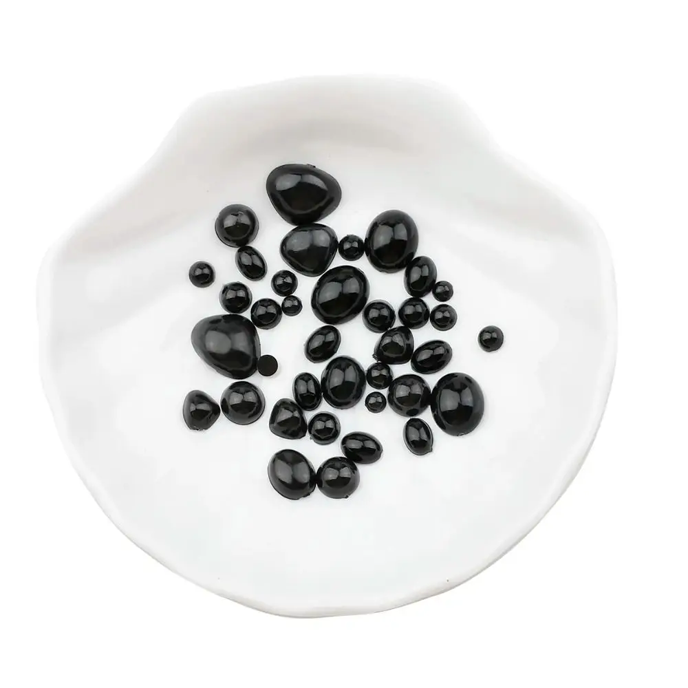20-500 Uds. Negro DIY Animal globo ocular/Nariz Panda oso Capibara perro muñeca ojo/Nariz plástico seguridad artesanía juguetes Accesorios